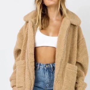 I AM GIA Pixie teddy jacket